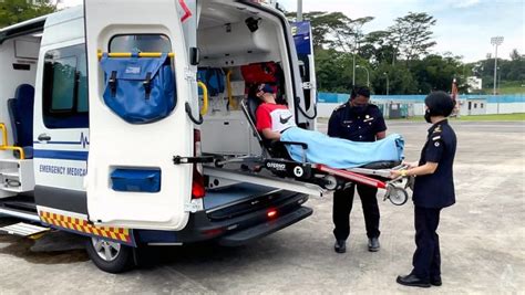 scdf to roll out new ambulance that can self decontaminate and automatically load stretcher cna
