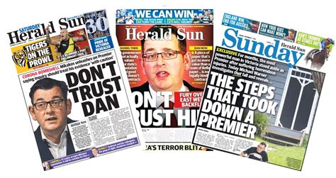 Mass Lay Offs As Herald Sun Disbands Its Dan Andrews Department The
