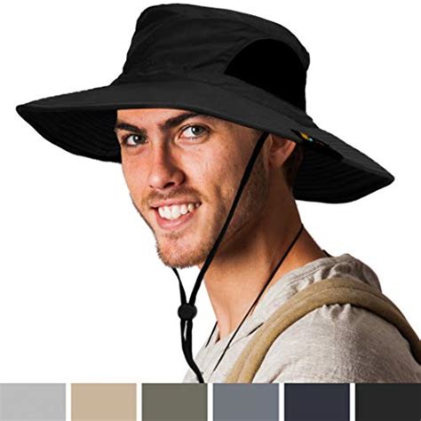 Sun Cube Wide Brim Sun Hat Men Women Fishing Hats Sun Uv Protection