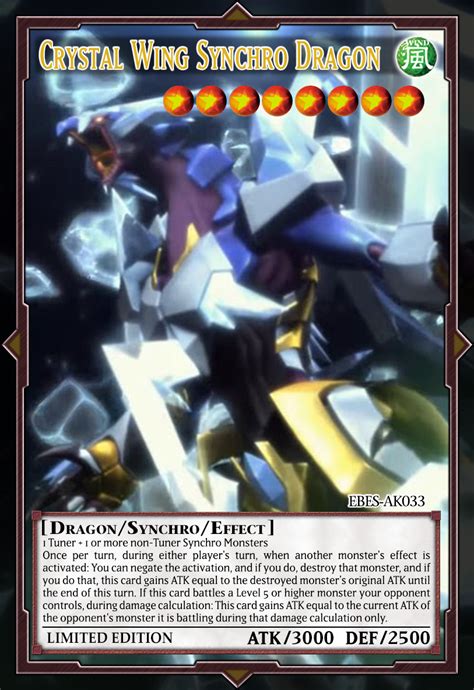 Crystal Wing Synchro Dragon By Arthen Zero On Deviantart