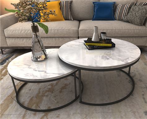 Mod Marble Round Coffee Table Urban Mood
