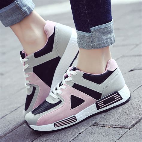 Fashion Pink Sneakers Women Breathable Women's Casual Outdoor Vulcanize 