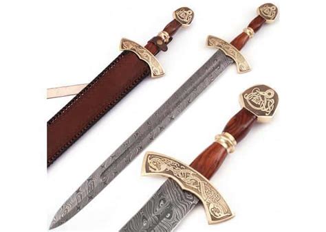 Damascus Steel Carolingian Sword Medieval Ware