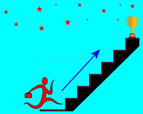 Symbol Of Ambition Success And Achievement Way To Get Success Concept