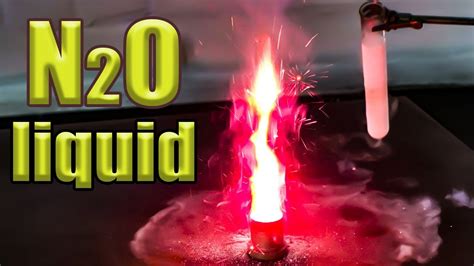 N2o Liquid Nitrous Oxide Dinitrogen Monoxide Chemical Reactions