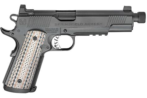 Springfield 1911 Master Class Silent Operator 45acp Black Nitride With