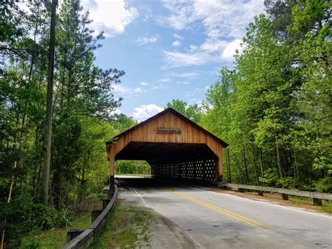 HARALSON MILL WOODEN COVERED BRIDGE - Motorcycle Riding Moms