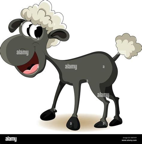 Funny Sheep Cartoon