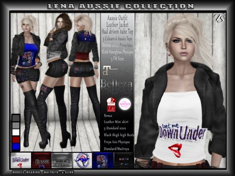 Second Life Marketplace Ts Aussie Lena Outfit