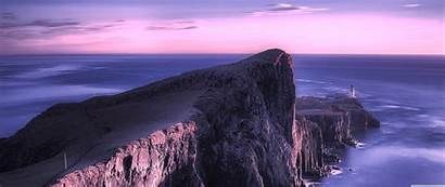 Neist Point Lighthouse Skye Isle Scotland Ultrawide