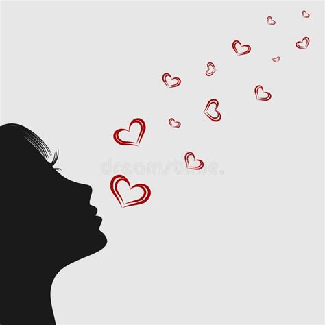 Blowing Hearts Stock Vector Illustration Of Tenderness 11651074