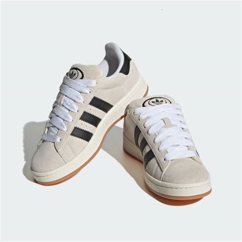 Adidas Womens Campus 00s Crystal White Black Cream Crystal White