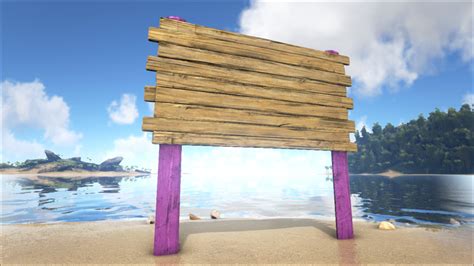 Wooden Billboard Official Ark Survival Evolved Wiki