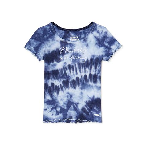 Justice Justice Girls Tie Dye Graphic T Shirt Sizes 5 18 And Plus