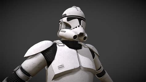 Star Wars Phase 2 Clone Trooper Download Free 3d Model By Outworld