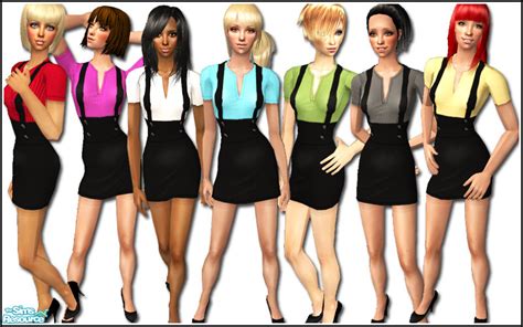 The Sims Resource High Waisted Skirt