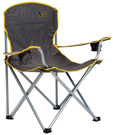 It is very compact in design and heavy duty in it's construction.if it has a flaw it would be in the weight department as it is on the heavy side due to it's steel frame. Heavy Duty Folding Camp Chair Outdoor Portable Seat 500LBS Oversized Camping NEW | eBay