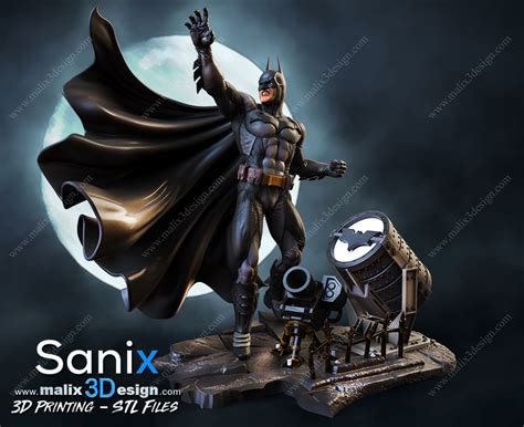 Batman Diorama 3d Printing Files Stl