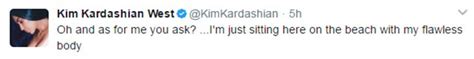 Kim Kardashian Slams Haters In Foul Mouthed Tweet Daily Mail Online