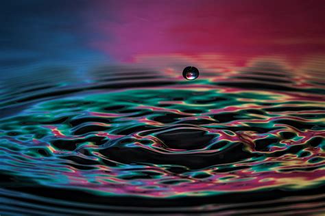 Macro Spray Splash Liquid Color Drop Hd Wallpaper Pxfuel