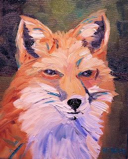 Bsyates Art A Sometimes Daily Painting Journal Fox Portrait Rusty