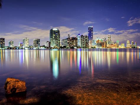 Download, share or upload your own one! Miami Florida Skyline-landscape HD wallpaper Preview ...