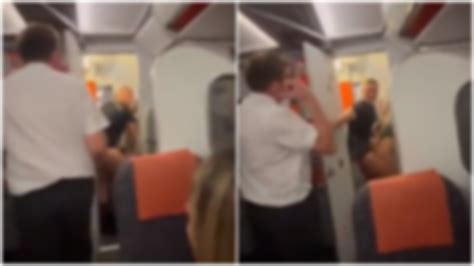 S X On Flight Couple Caught Making Out Inside Toilet Of EasyJet Flight Fellow Passengers Cheer