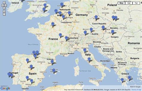 Imagenes Mapa De Europa Con Sus Ciudades Hot Sex Picture The Best Porn Website