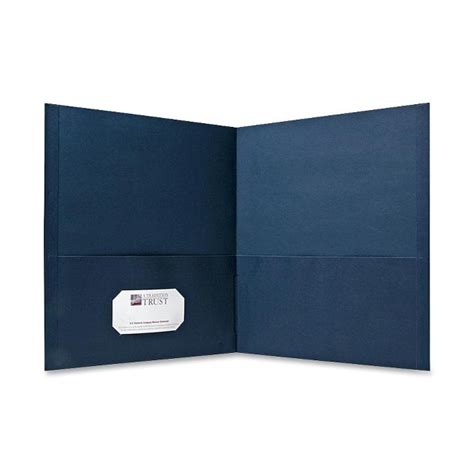 Spr71437 Sparco Simulated Leather Double Pocket Folders Letter 8 1