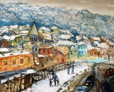 Amazing Winter Paintings By Famous Georgian Artists Georgianjournal