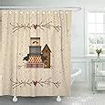 Amazon Com Semtomn Shower Curtain Waterproof Polyester Fabric X