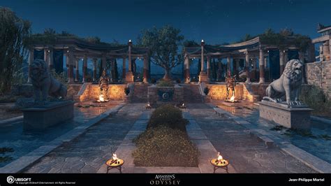Artstation Assassins Creed Odyssey World Lighting Jean Philippe
