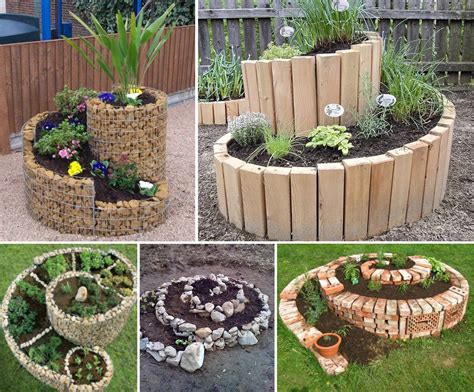 Diy Spiral Herb Gardens Pictures Photos And Images For