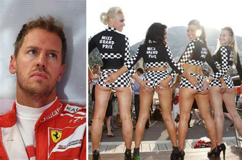 F1 News Ferraris Sebastian Vettel Criticises Grid Girl Ban Daily Star