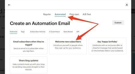 How To Set Up An Automated Welcome Email With Mailchimp Written Word