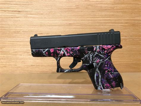 Glock 43 Single Stack Pistol Muddy Girl Pink Camo Pi4350201 9mm