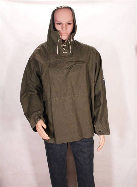 Canvas Anorak Vintage Anorak Khaki Canvas Anorak Etsy Survival