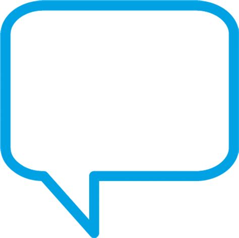 Blue Iphone Text Bubble Png Blue Smartphone Sms Chat Blank Bubbles