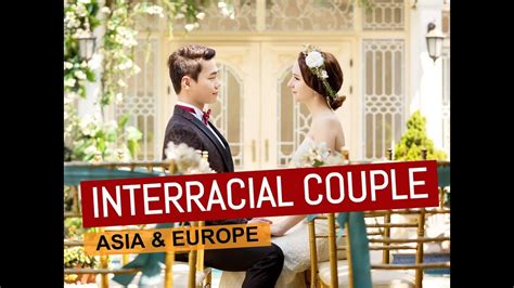 Amwf Interracial Couple Marriage Of A European And Asian Youtube