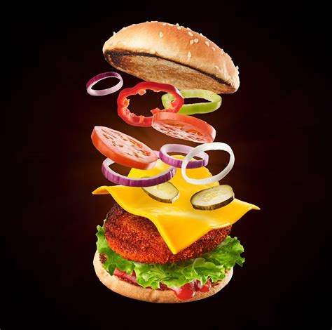 Burger Layers © Fotoatelie Hamburger Burger Food Photo