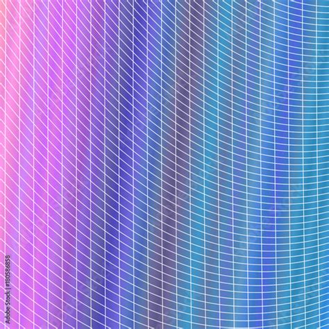 Abstract Colorful Grid Background Vector Graphic Design From Curved