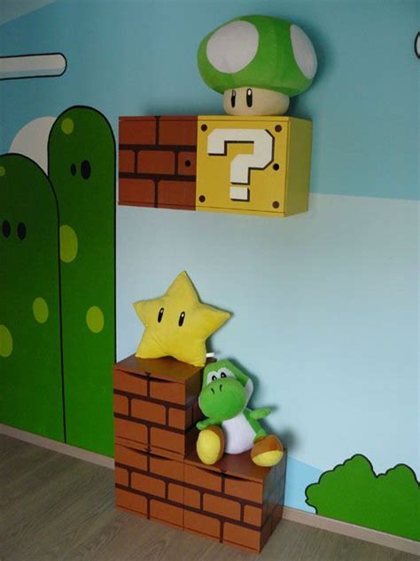Super Mario Bros Videogame Inspired Room Decor In This Case A
