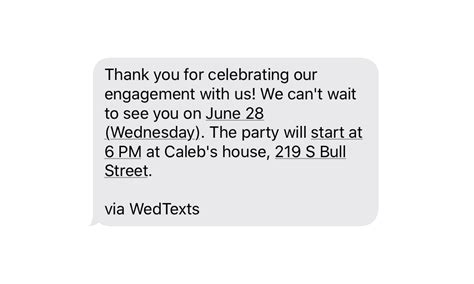 Wedding Text Message Reminders To Enhance Your Wedding Guest Experience