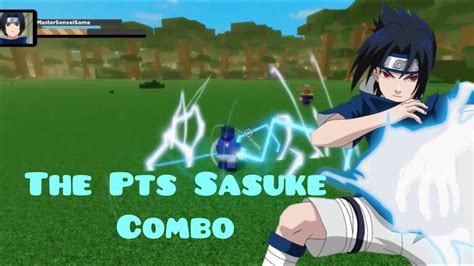 The Pts Sasuke Combo Shinobi Storm Roblox Youtube