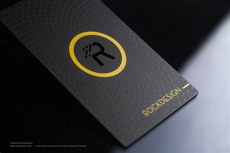 Luxury Black Metal Business Cards Rockdesign Luxury Business Card