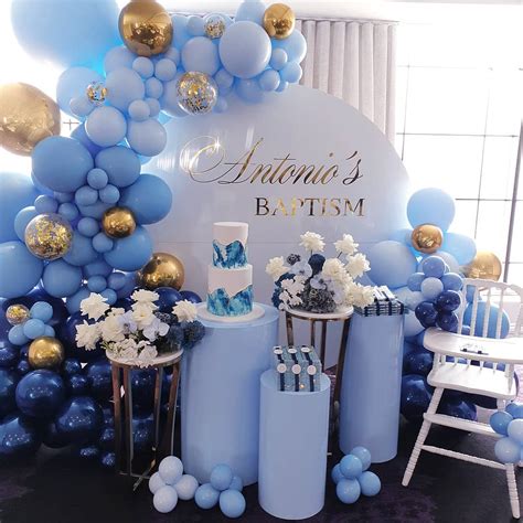 Decoración Con Globos Para Baby Shower Y Bautizos