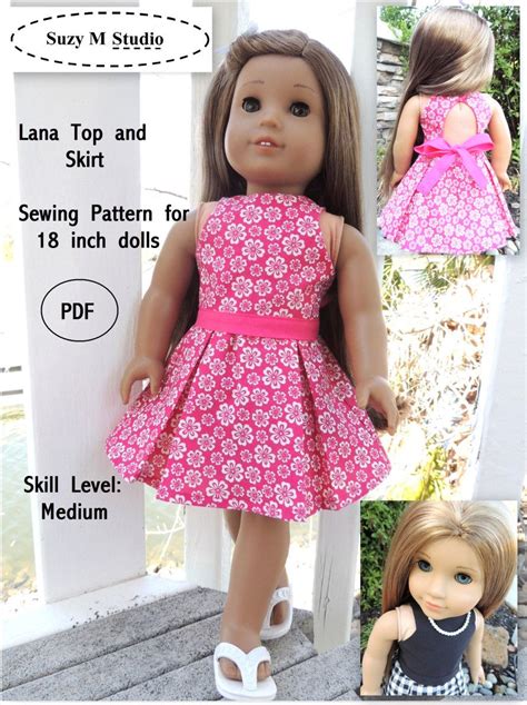 Free Printable 18 Inch Doll Clothes Patterns American Girl Doll