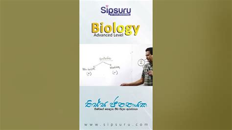 Advanced Level Biology Tissa Jananayake Youtube