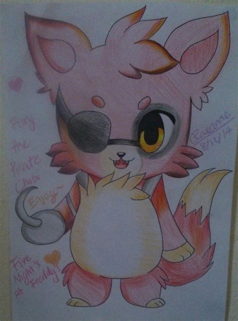 Foxy Chibi ~ Five Nights At Freddysrequested By Alicetheb