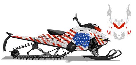American Flag Custom Design for Skidoo REV-GEN4 - 80477